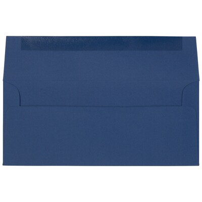 JAM Paper #10 Business Envelope, 4 1/8" x 9 1/2", Blue, 25/Pack (463916900)