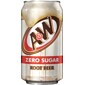 A&W Zero Sugar Root Beer Soda, 12 oz., 24/Carton (10000853)