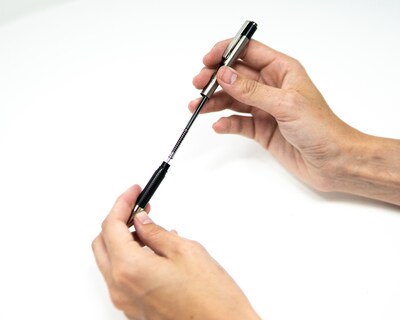 Zebra G-301 Retractable Gel Pen, Medium Point, 0.7mm, Black Ink, 2 Pack (41312)