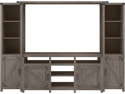 kathy ireland® Home by Bush Furniture Cottage Grove Console TV Stand, Screens up to 70, Restored Gr