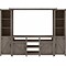 kathy ireland® Home by Bush Furniture Cottage Grove Console TV Stand, Screens up to 70, Restored Gr