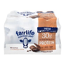 Fairlife High Protein Chocolate Nutrition Shake, 11.5 oz., 12/Box (220-01002)