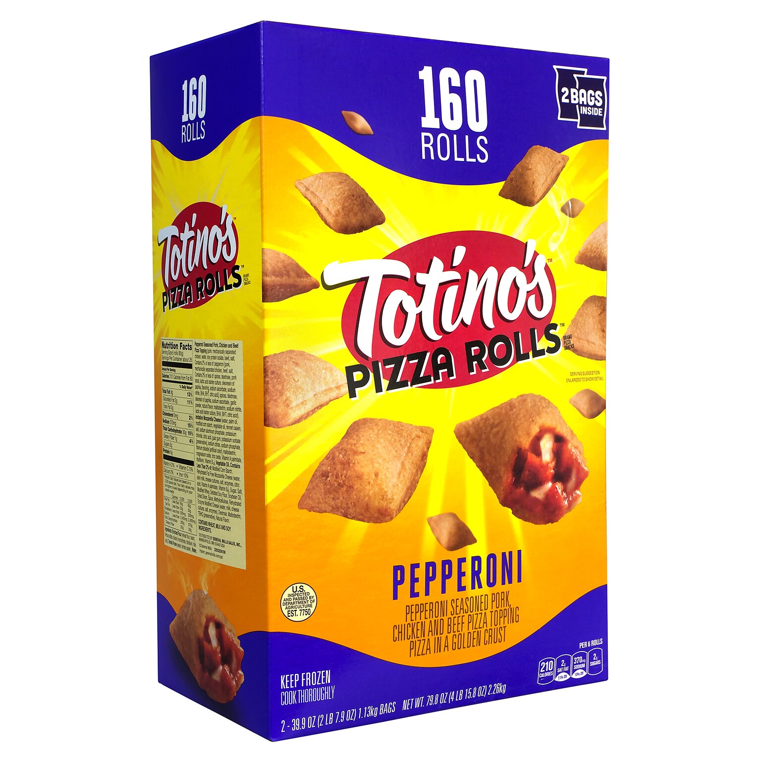 Totinos Pepperoni Pizza Rolls, 160 Rolls (49481)