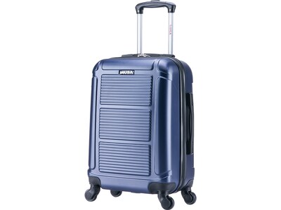 InUSA Pilot Plastic Carry-On Luggage, Blue (IUPIL00S-BLU)