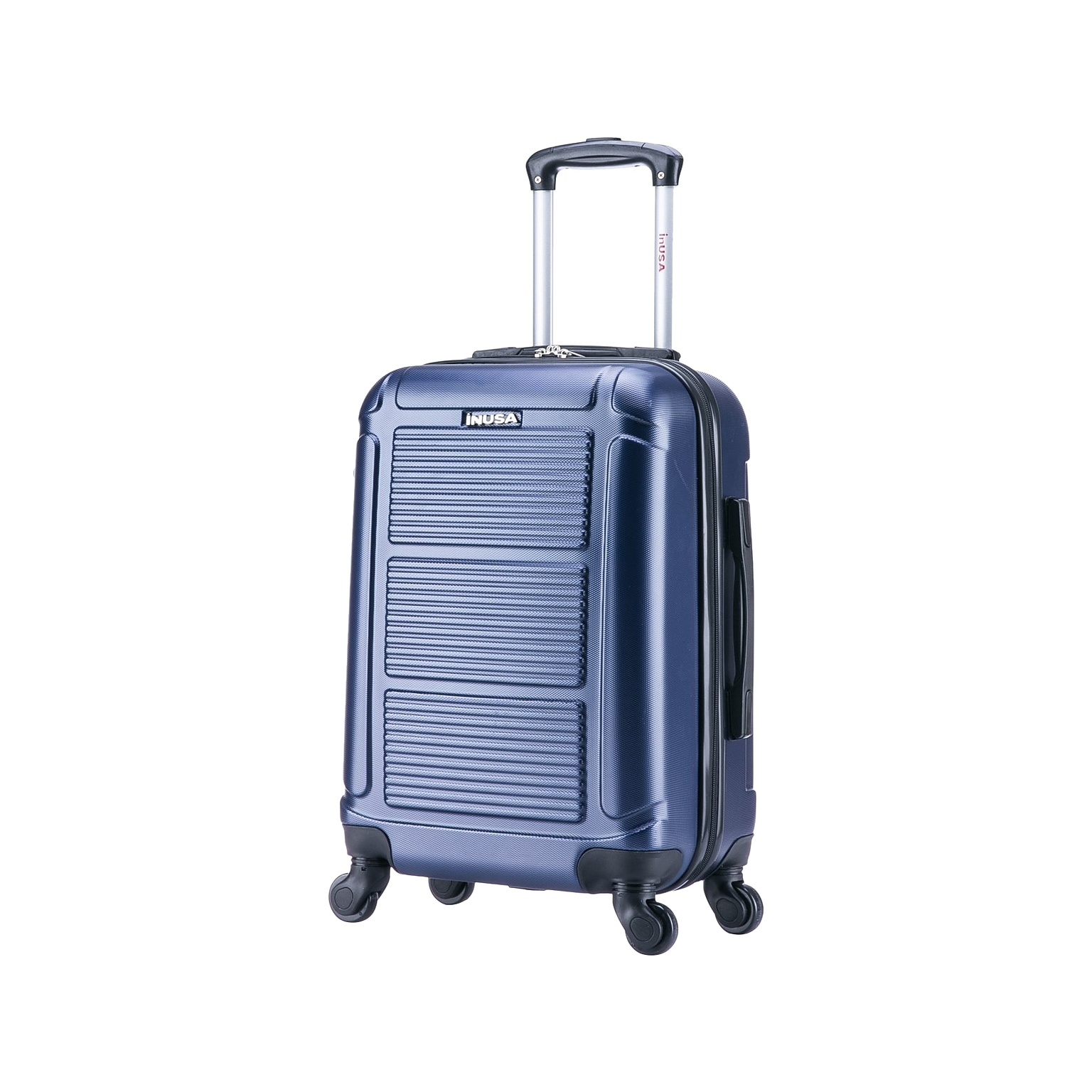InUSA Pilot 22 Hardside Carry-On Suitcase, 4-Wheeled Spinner, Blue (IUPIL00S-BLU)