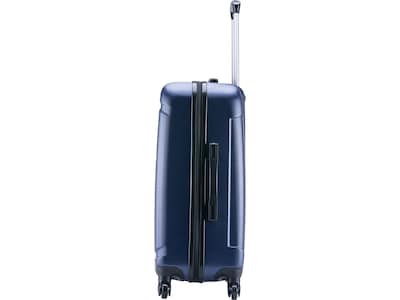 InUSA Pilot 22" Hardside Carry-On Suitcase, 4-Wheeled Spinner, Blue (IUPIL00S-BLU)