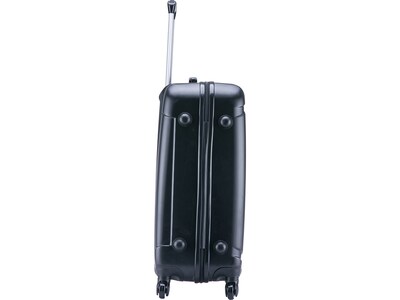 InUSA Pilot 26" Hardside Suitcase, 4-Wheeled Spinner, Black (IUPIL00M-COA)
