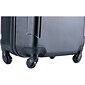 InUSA Pilot Medium Plastic 4-Wheel Spinner Luggage, Black (IUPIL00M-COA)