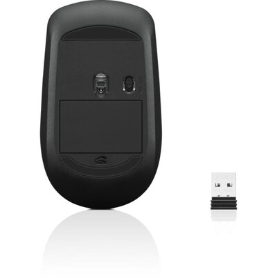 Lenovo 400 Wireless Optical Mouse, Black (GY50R91293)