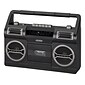 Jensen MCR-500 Portable AM/FM Radio Cassette Recorder/Player, Black