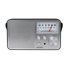 Jensen MR-750 Portable AM/FM Radio, Black (MR-750-BK)