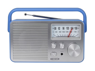 Jensen MR-750 Portable AM/FM Radio, Blue