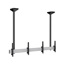 Mount-It! Tilt Ceiling Dual TV Mount, 110 lbs. Max. (MI-512L)