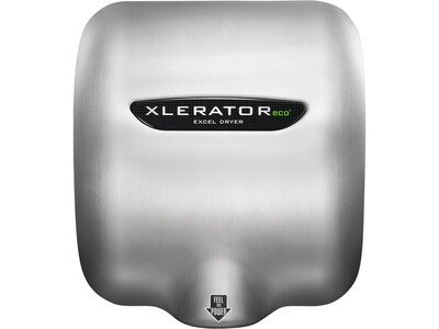 XLERATOReco 110-120V Automatic Hand Dryer, Brushed Stainless Steel (704161)