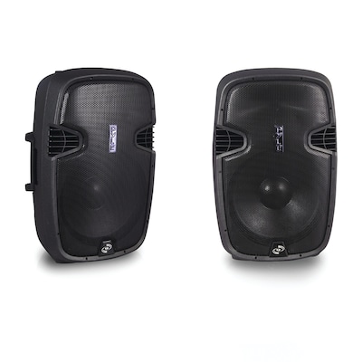 Pyle PPHP155ST Wireless Portable Bluetooth PA Speaker System, Black (PYRPPHP155ST)