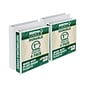 Samsill Earth's Choice Biobased 1 1/2" 3-Ring View Binders, White, 4/Pack (I08957)