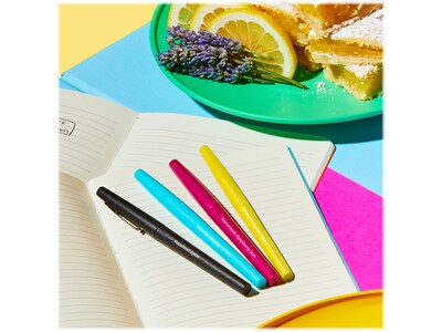Paper Mate Sunday Brunch Scented Flair Pen, Medium Point, Assorted Ink, 6/Pack (2125407)
