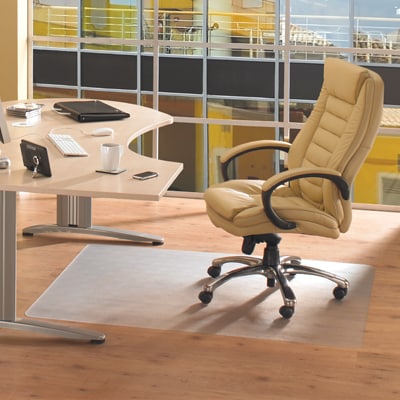 Floortex Cleartex Advantagemat Hard Floor Chair Mat, 30" x 48", Clear (FC127519EV)
