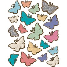 Teacher Created Resources® Home Sweet Classroom Butterflies Stickers, 120/Pack, 12 Packs (TCR8561-12