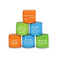 Learning Resources Lets Talk! Cubes, Assorted Colors, 6/Pack (LER6369)