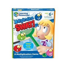 Learning Resources Multiplication Swat, 10 x 7.8 x 1.8, Assorted Colors (LER3057)