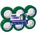 Tape Logic Colored Carton Sealing Heavy Duty Packing Tape, 2 x 110 yds., Green, 6/Carton (T90222G6PK)