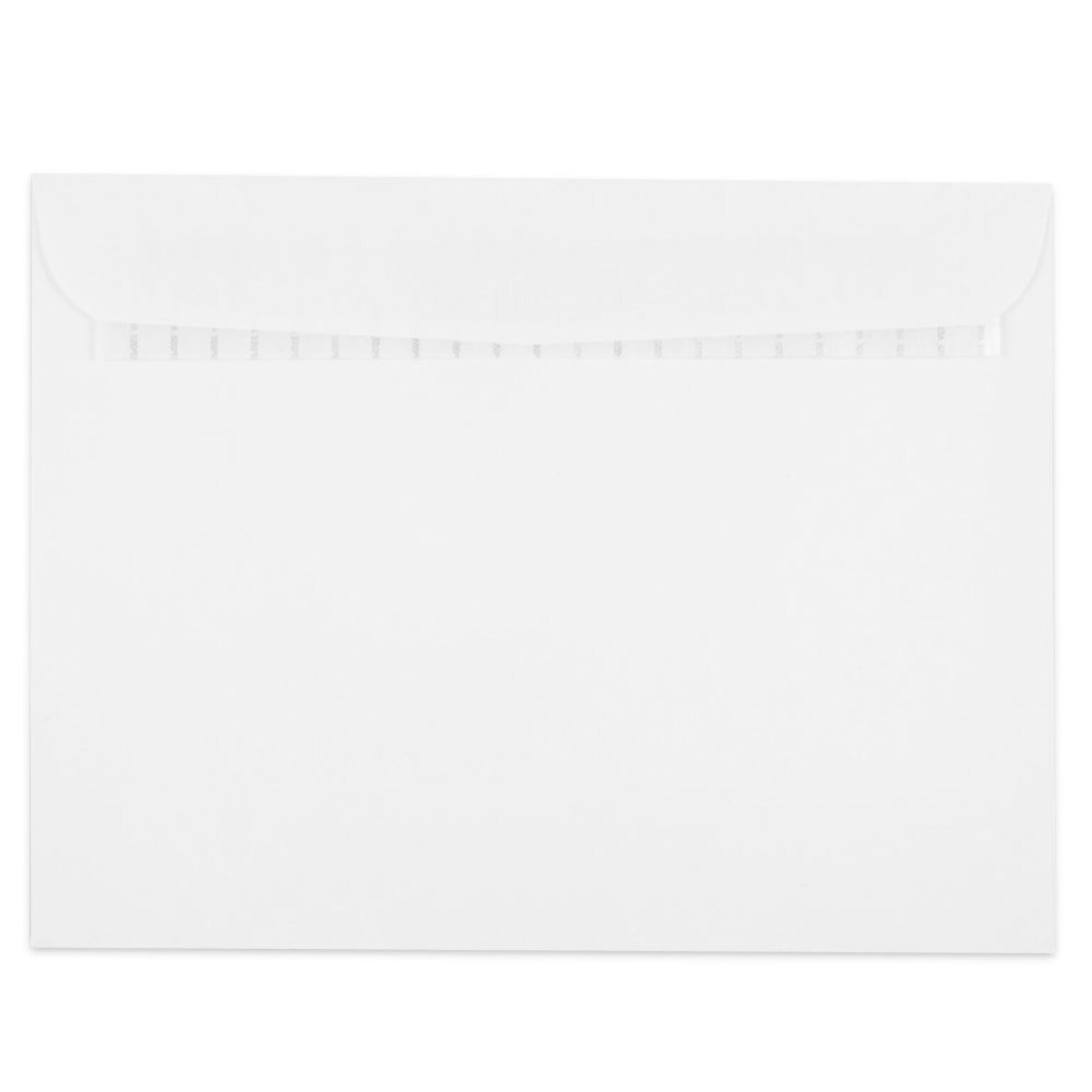 JAM Paper Peel & Seal Booklet Envelope, 9 1/2 x 12 1/2, White, 50/Pack (356828786I)