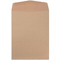 JAM Paper 9 x 12 Open End Catalog Envelopes, Brown Kraft Paper Bag, 25/Pack (6315446a)