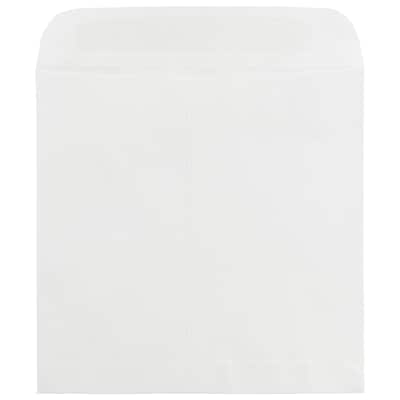 JAM Paper 11.5" x 11.5" Large Square Invitation Envelopes, White, Bulk 250/Box (3992321H)