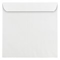 JAM Paper 13 1/2 Square Invitation Envelope, 13 1/2 x 13 1/2, White, 100/Box (03992323B)