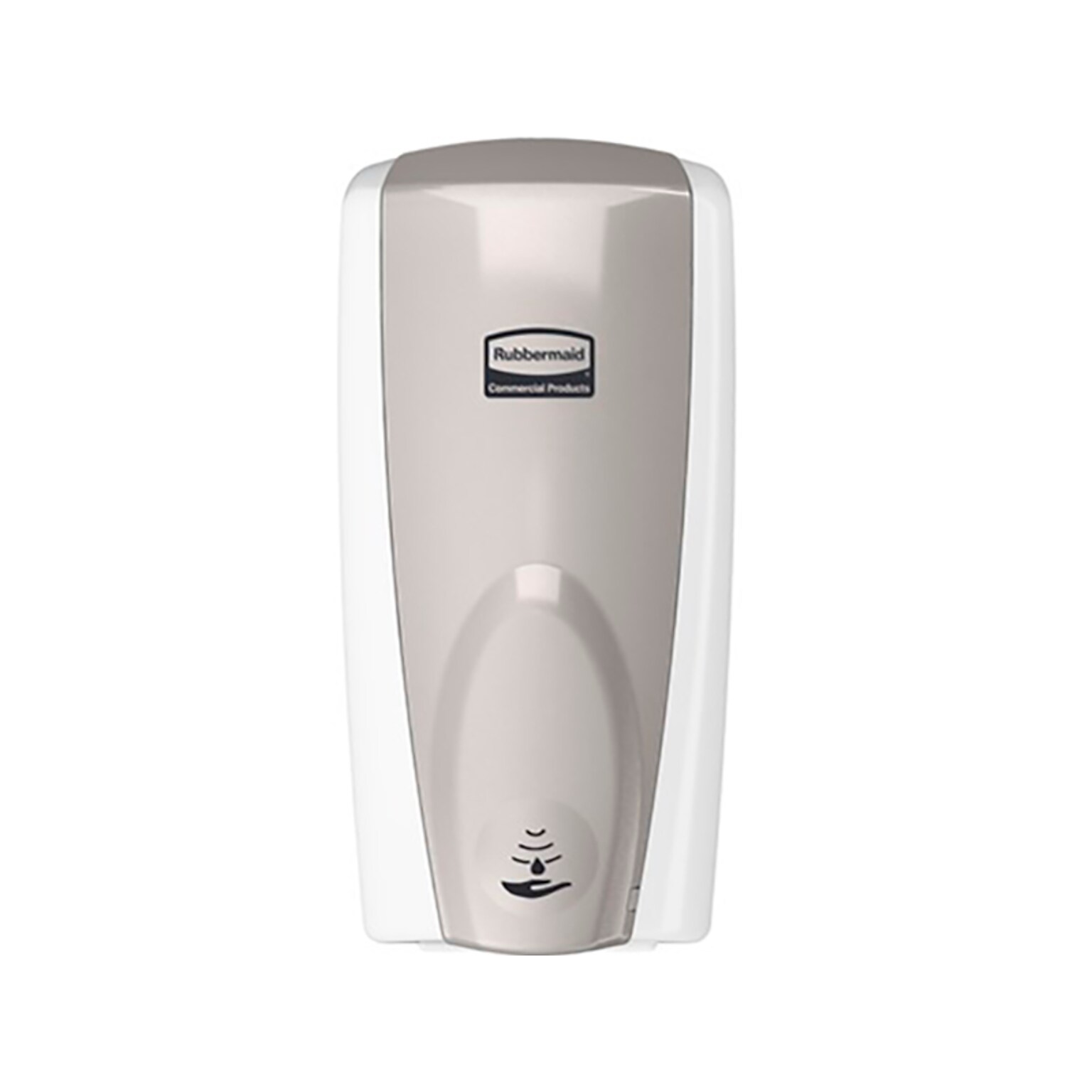 Rubbermaid AutoFoam Automatic Wall Mounted Hand Soap Dispenser, White/Gray Pearl (FG750140)