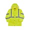 Ergodyne GloWear 8366 Lightweight High-Visibility Rain Jacket, ANSI Class R3, Lime, 3XL (24337)