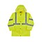Ergodyne GloWear 8366 Lightweight High-Visibility Rain Jacket, ANSI Class R3, Lime, 2XL (24336)