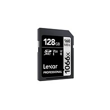 Lexar Professional SILVER 128GB SDXC Memory Card, Class 10, UHS-I (LSD1066128G-BNU)