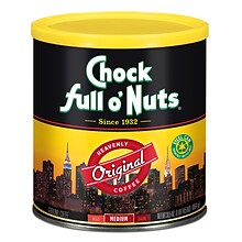 Chock full oNuts Original Blend Ground Coffee, Medium Roast, 30.5 oz. (MZB13000)