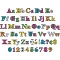 Barker Creek 4 Rainbow Chalkboard Letter Pop-Outs & Poster Letters, 234 characters/Pack