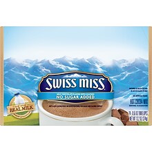 Swiss Miss No Sugar Added Cocoa, 0.55 Oz., 24/Box (HUN55584)