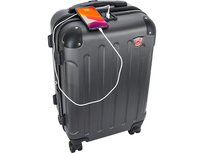 DUKAP Intely 2-Piece Hardside Spinner Luggage Set, TSA Checkpoint Friendly, Gray (DKINT0SM-GRE)