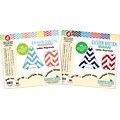 Barker Creek 4 Letter Pop-Out Set, Chevron, 510 Characters/Set (4302)