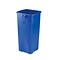 Rubbermaid Recycling Container, Desk High, 23 Gallons, Blue (FG356973BLUE)