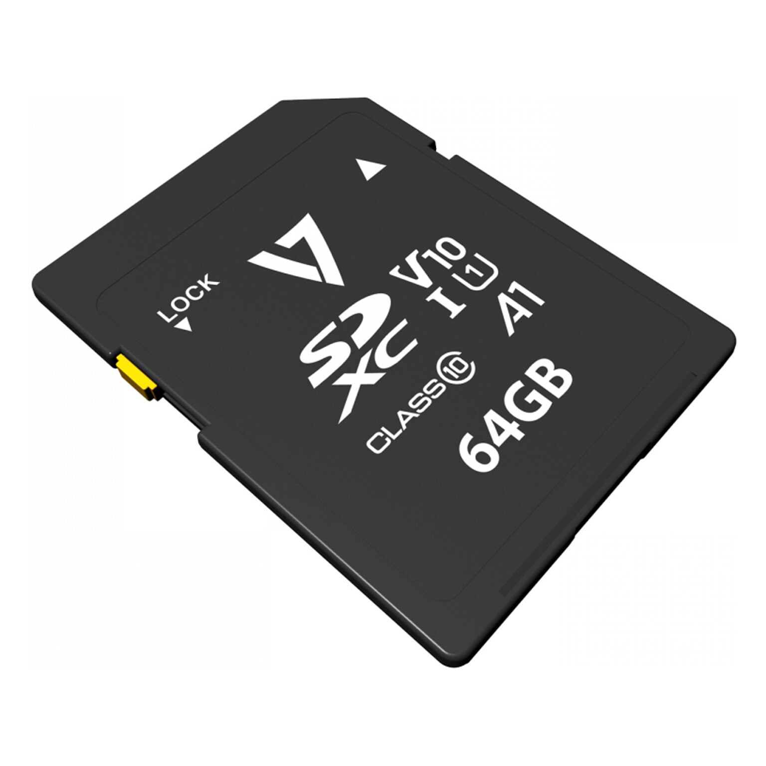 V7 64GB SDXC Memory Card, Class 10, UHS-I, V10  (VPSD64GV10U1)