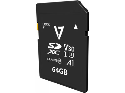 V7 64GB SDXC Memory Card, Class 10, UHS-III, V30  (VPSD64GV30U3)