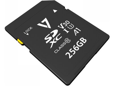 V7 256GB SDXC Memory Card, Class 10, UHS-III, V30  (VPSD256GV30U3)