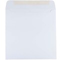 JAM Paper 8.5 x 8.5 Square Invitation Envelopes, White, 100/Pack (4231B)