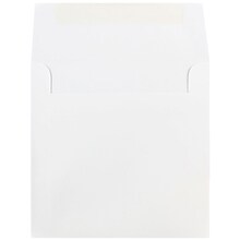 JAM Paper® 8 x 8 Square Invitation Envelopes, White, 50/Pack (3992315I)
