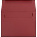 JAM Paper A7 Invitation Envelopes, 5.25 x 7.25, Dark Red, 50/Pack (31511307I)