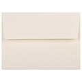 JAM Paper A7 Strathmore Invitation Envelopes, 5.25 x 7.25, Ivory Wove, 25/Pack (191188)