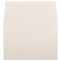 JAM Paper A7 Strathmore Invitation Envelopes, 5.25 x 7.25, Ivory Wove, 25/Pack (191188)