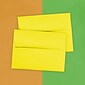 JAM Paper A6 Colored Invitation Envelopes, 4.75 x 6.5, Yellow Recycled, 25/Pack (94531)