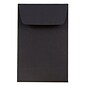 JAM Paper #1 Coin Business Envelopes, 2.25 x 3.5, Black, 25/Pack (352527801)